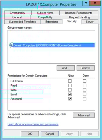 Windows Supplicant
